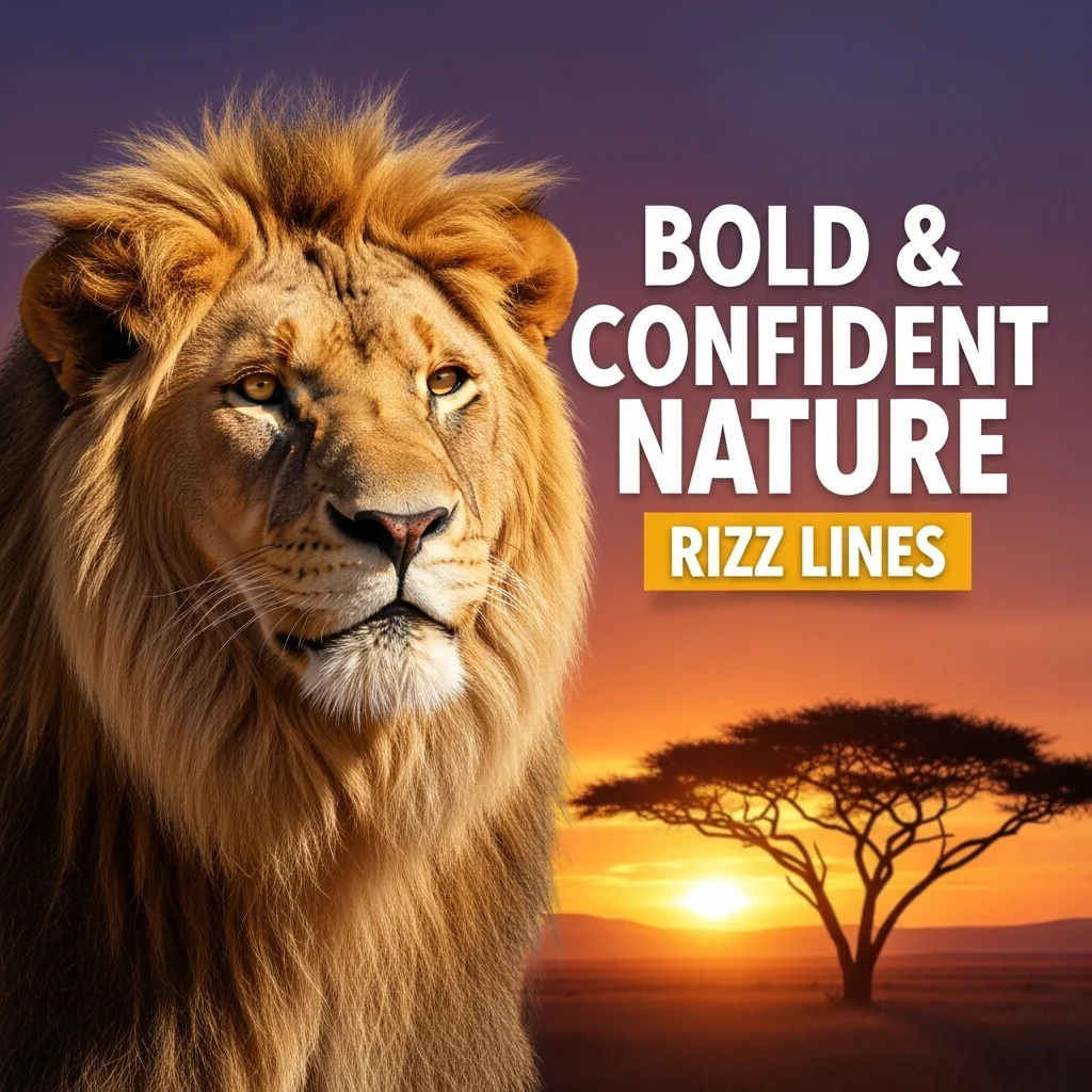 Bold & Confident Nature Rizz Lines
