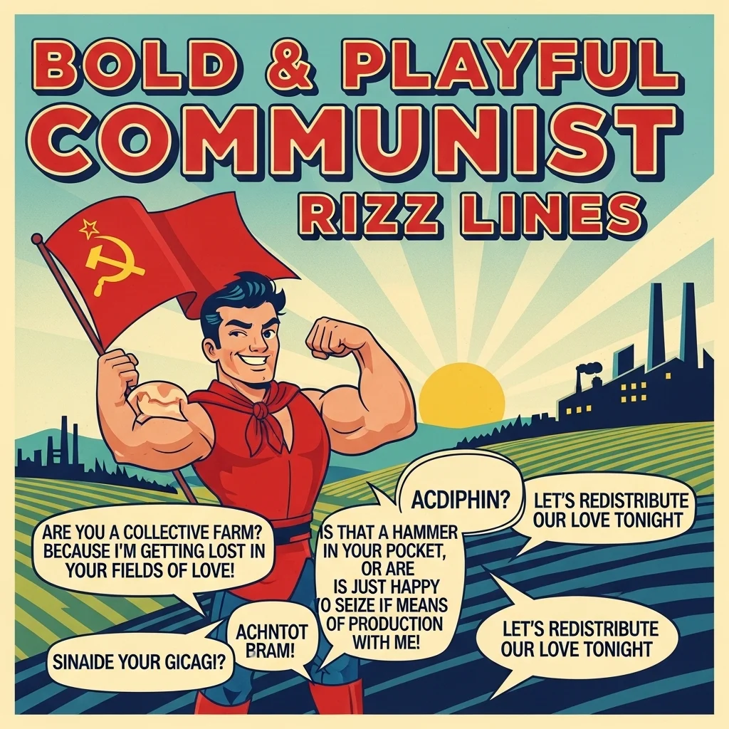 Bold & Playful Communist Rizz Lines