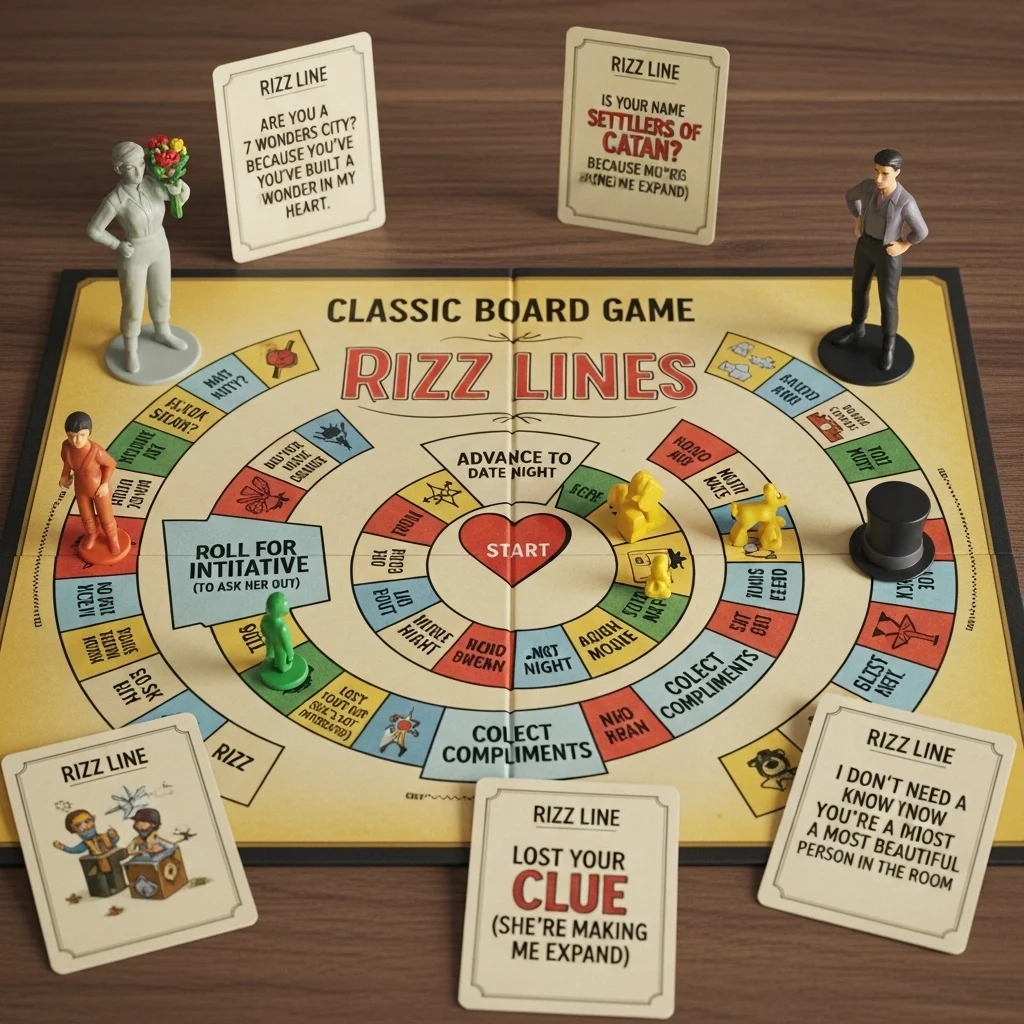 Classic Board Game Rizz Lines