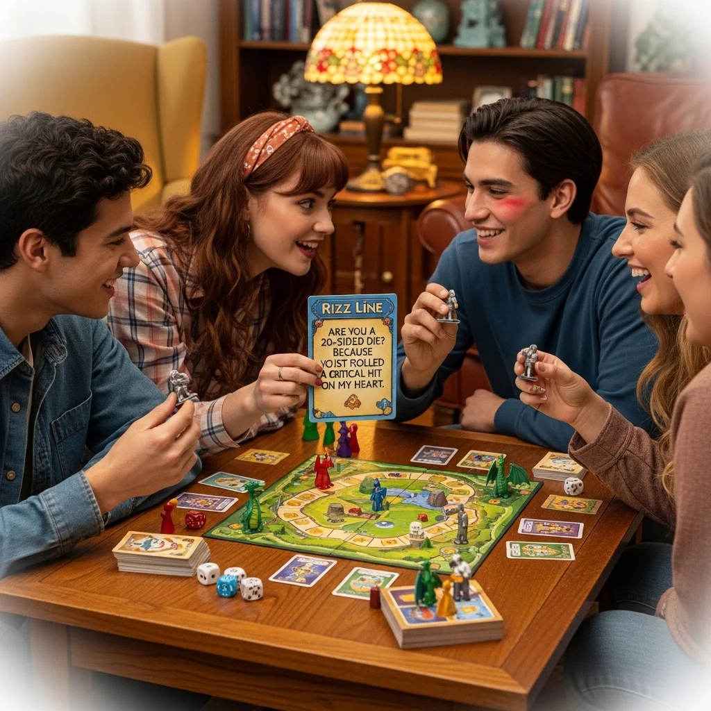 Cute & Wholesome Board Game Rizz Lines