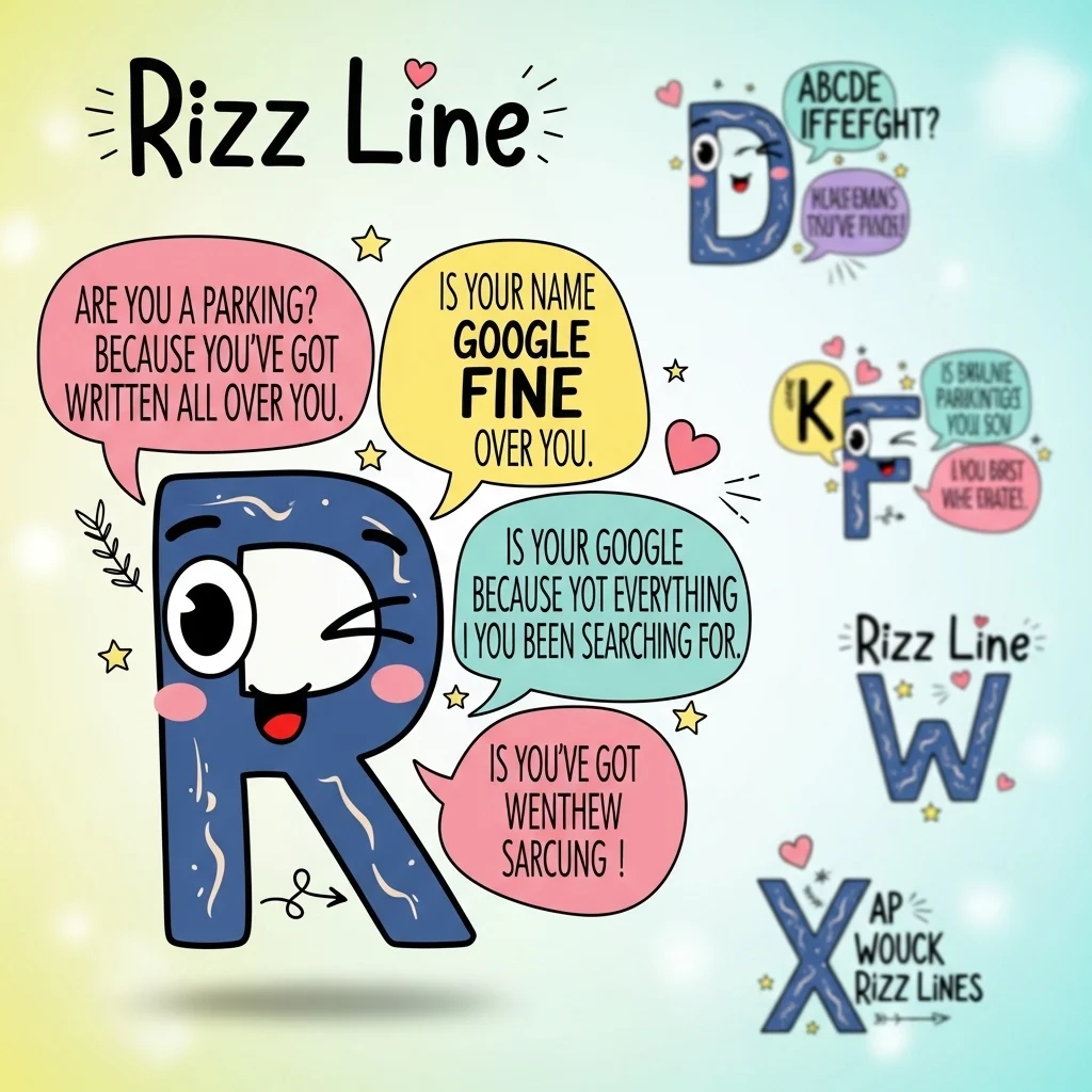 Flirty Alphabet Rizz Lines