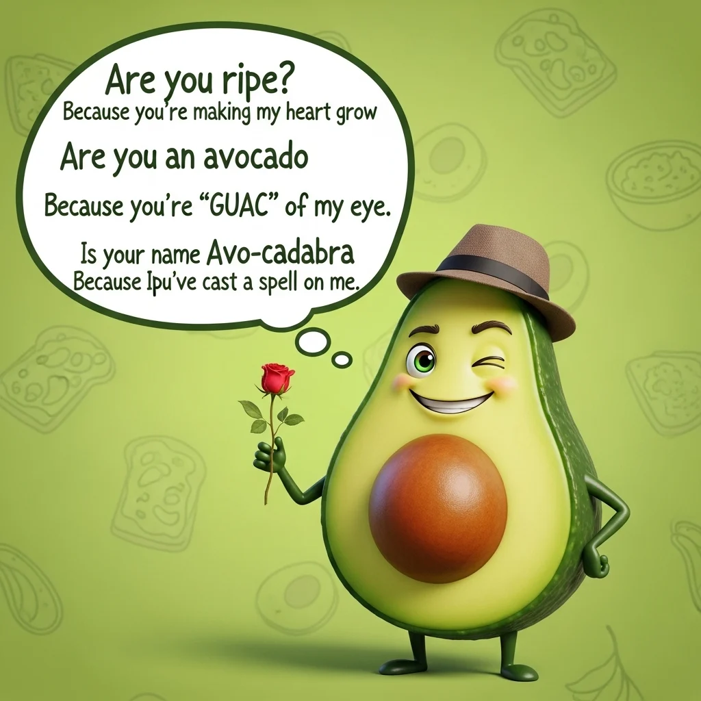 Funny Avocado Rizz Lines