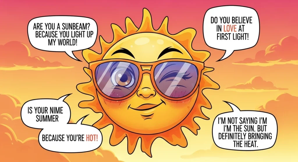 Funny Sun Rizz Lines