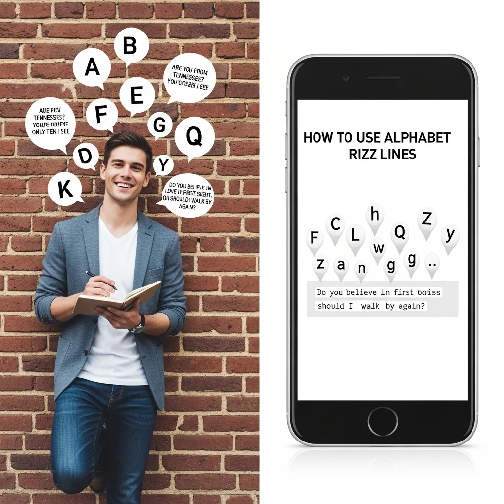 How to Use Alphabet Rizz Lines