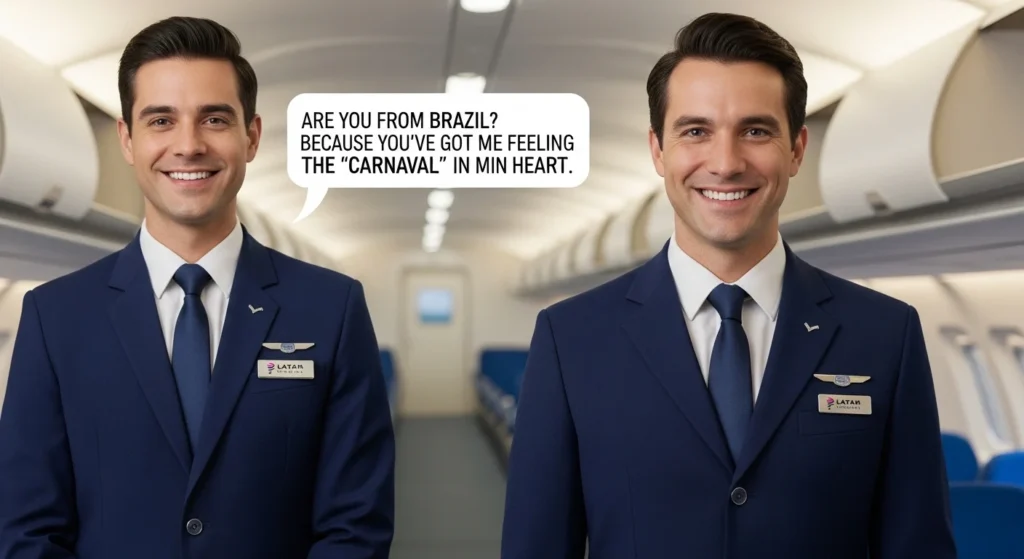 🌍 International Travel Flight Attendant Rizz Lines