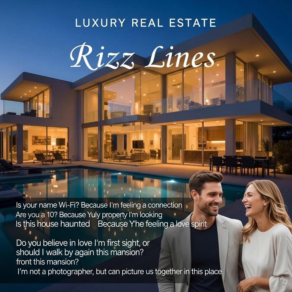 Luxury Real Estate Rizz Lines