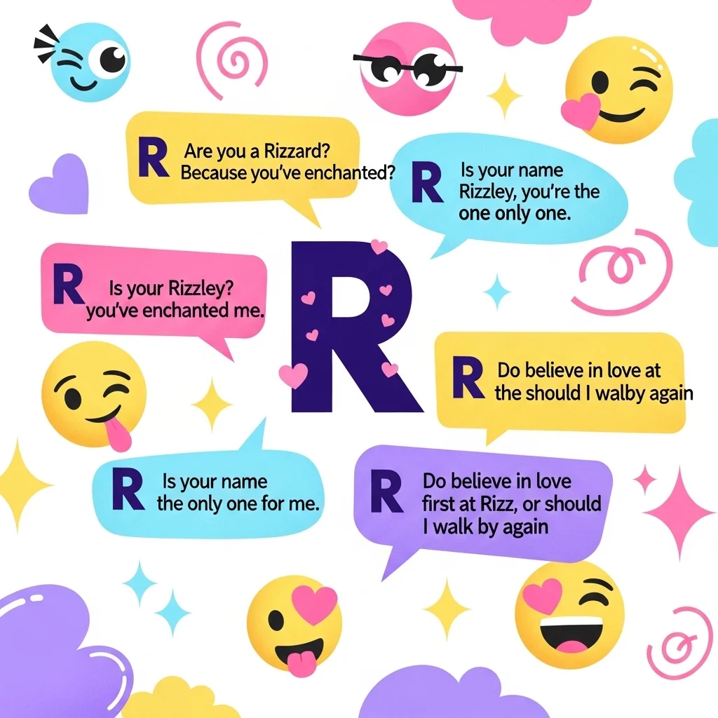 Playful & Teasing Alphabet Rizz Lines