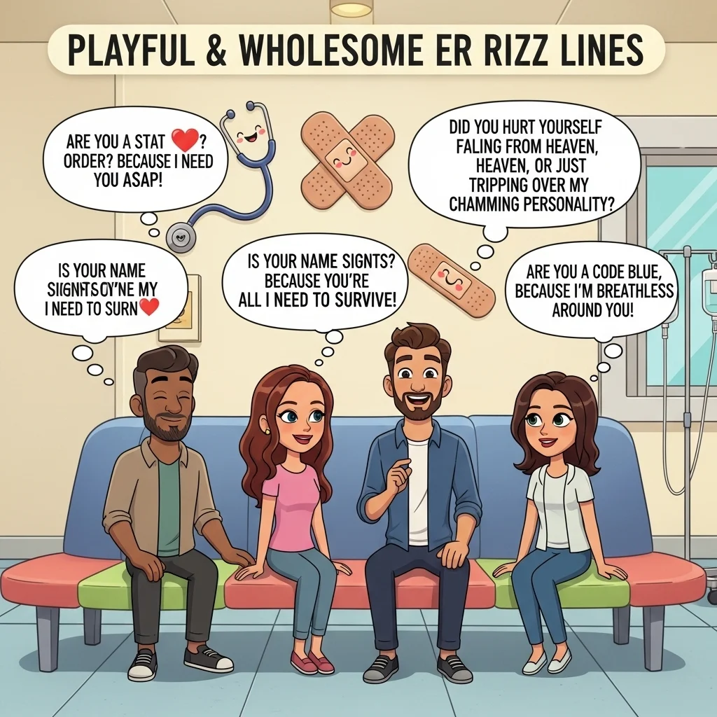 Playful & Wholesome ER Rizz Lines