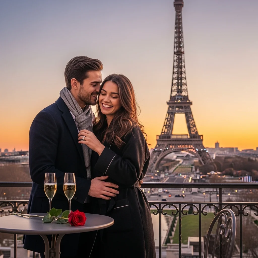 Romantic Eiffel Tower Rizz Lines