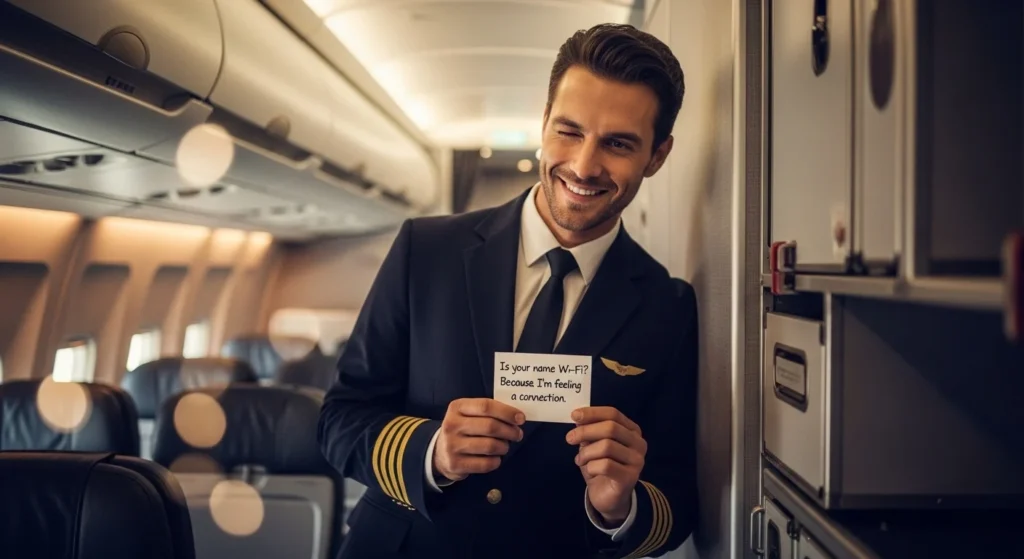 Smooth Flight Attendant Rizz Lines