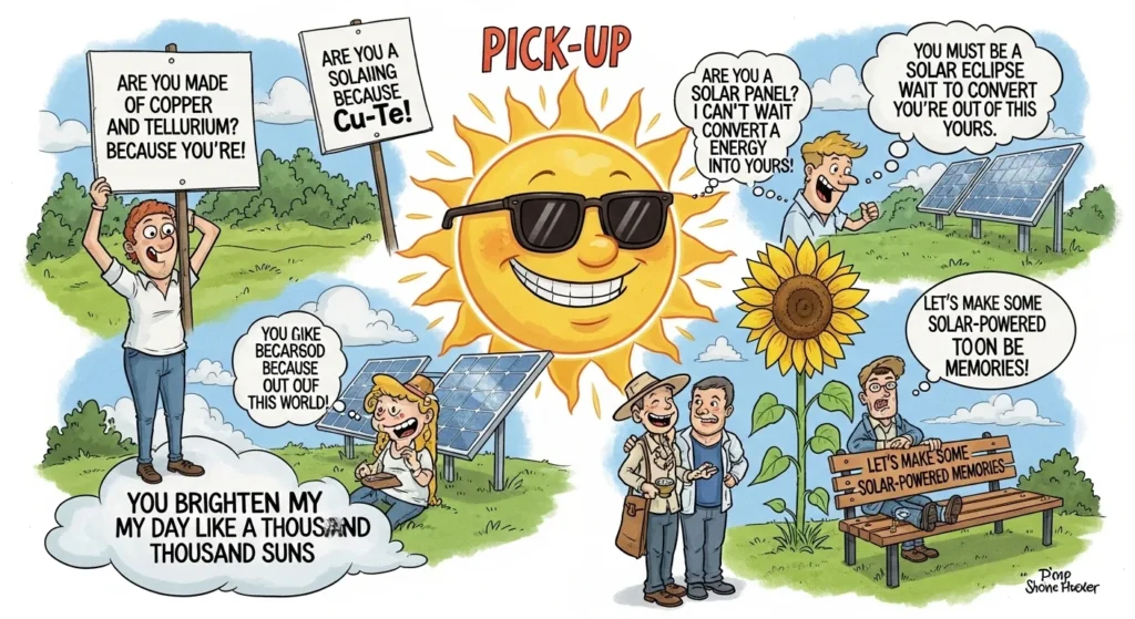 Solar Energy Pick-Up Lines
