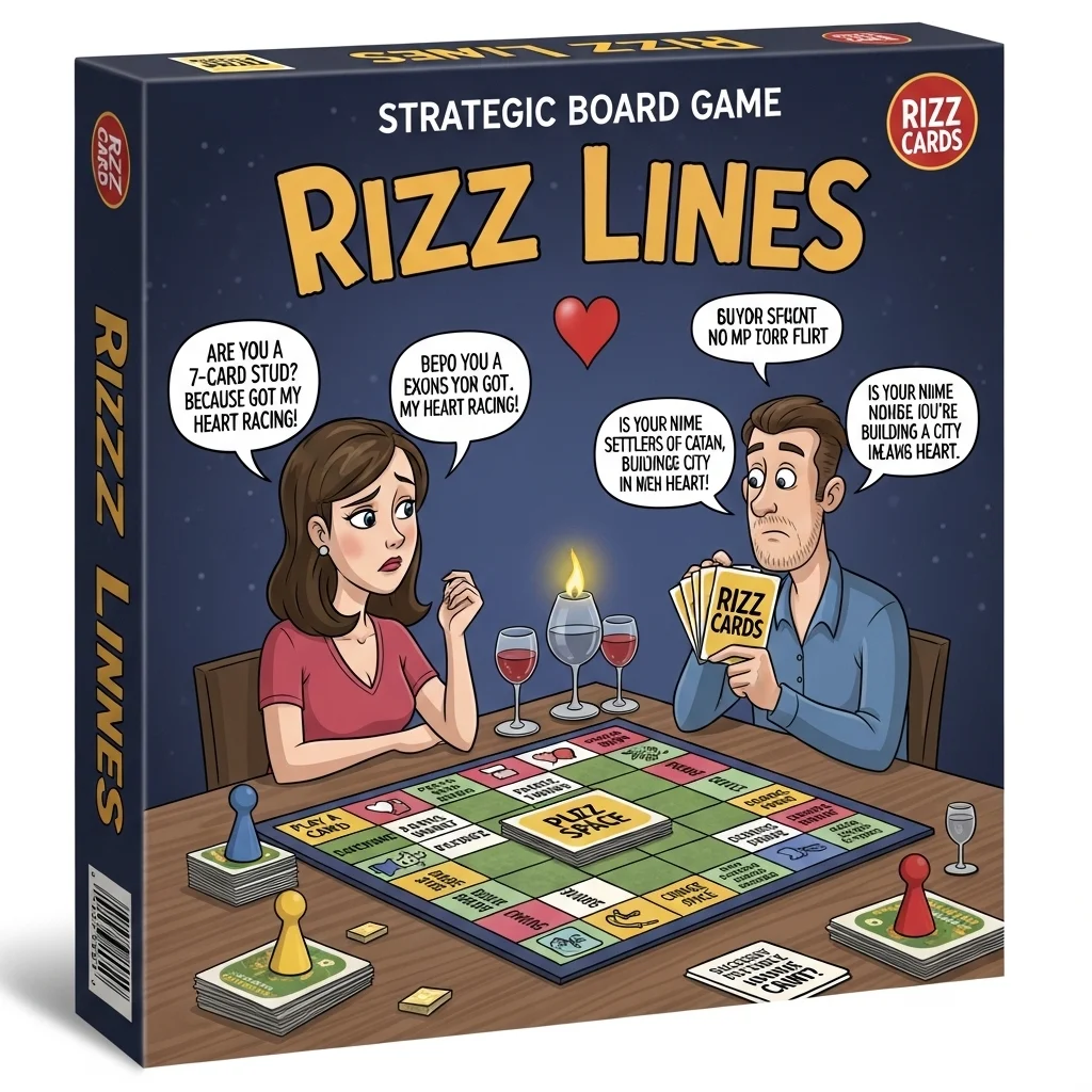 Strategic Board Game Rizz Lines