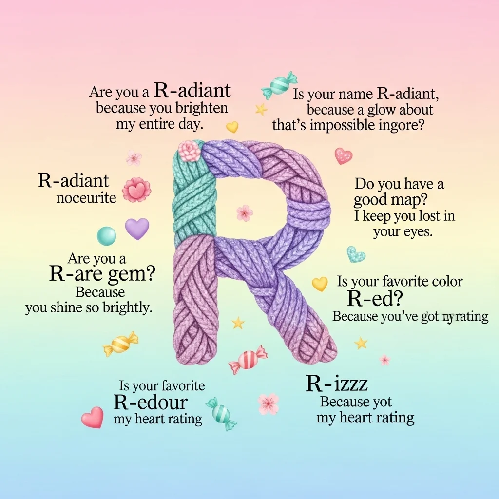 Wholesome & Sweet Alphabet Rizz Lines