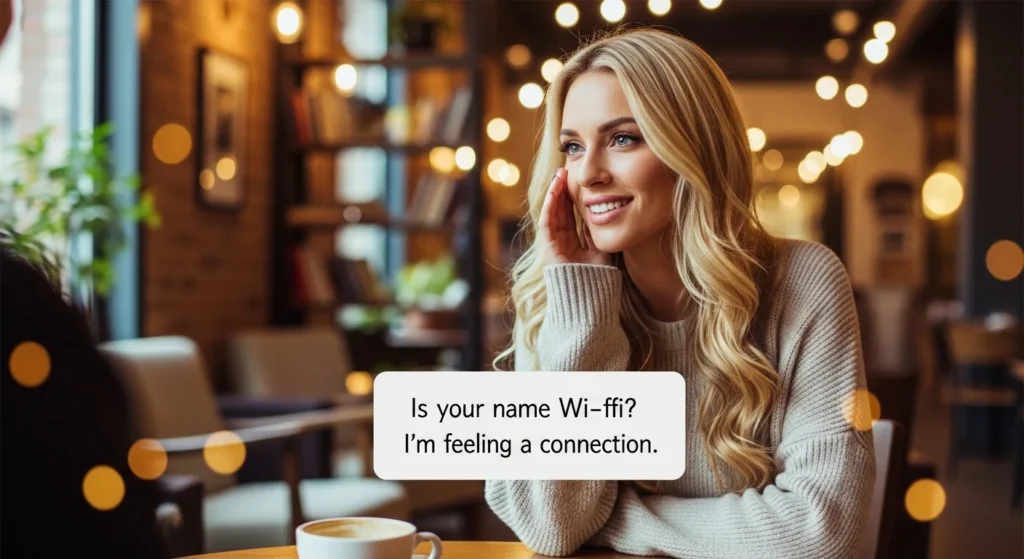 Aesthetic Blonde Rizz Lines with Soft Vibes