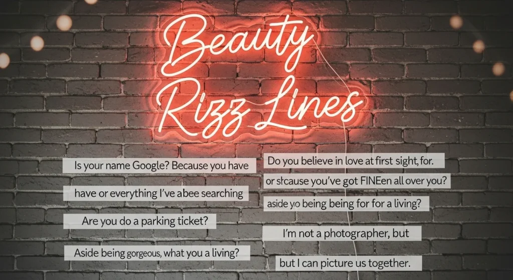 Beauty Rizz Lines for First Impressions