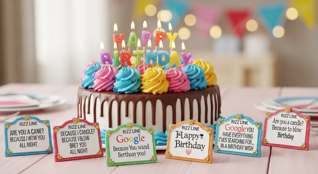 Birthday Cake Rizz Lines for Special Moments