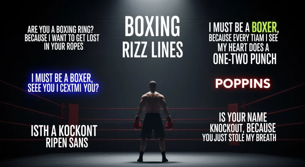 Bold & Modern Boxing Rizz Lines