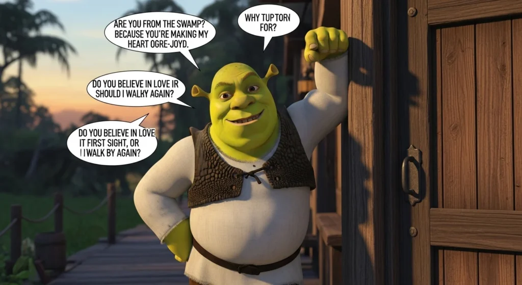 💪 Bold Shrek Rizz Lines