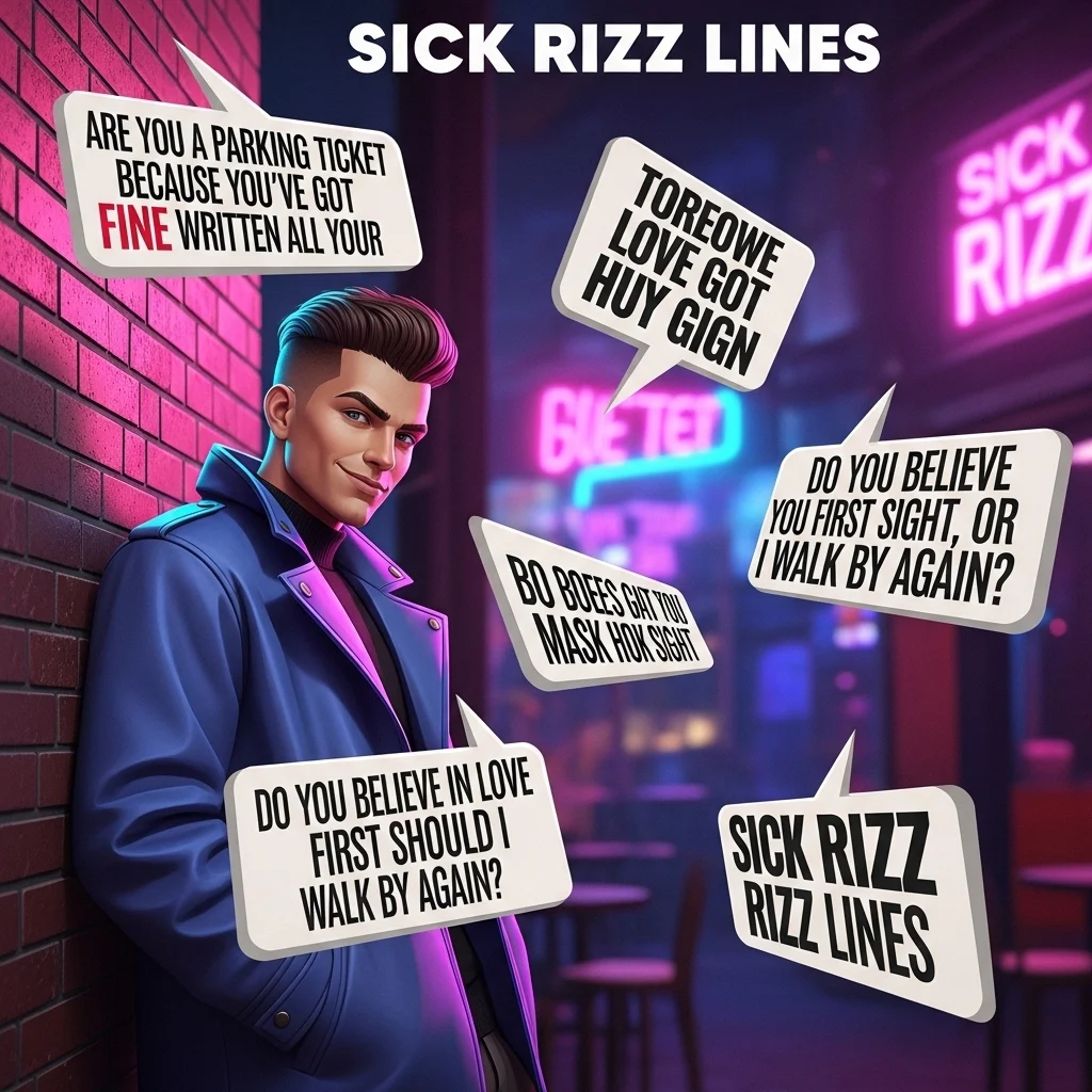 Bold Sick Rizz Lines