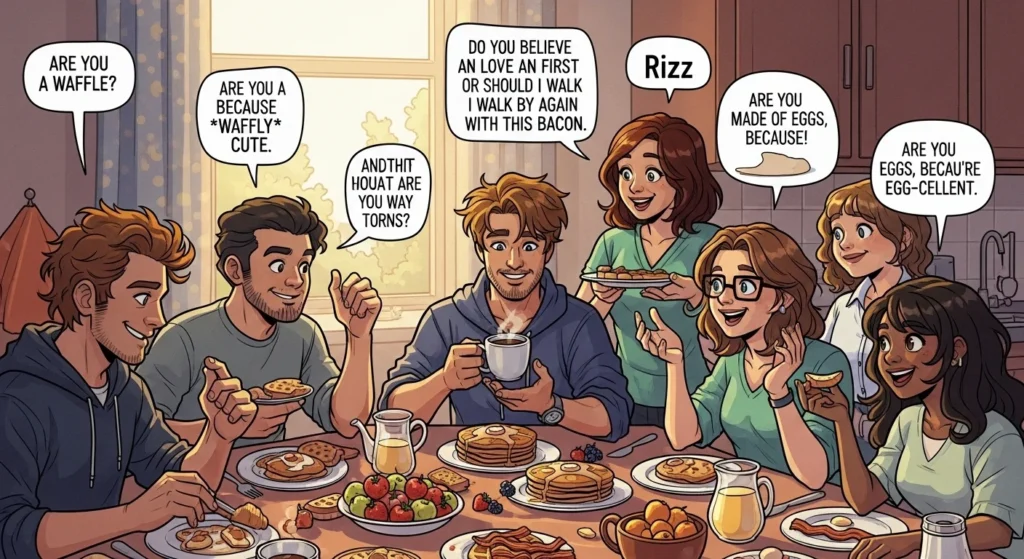 Breakfast Rizz Lines for Friends