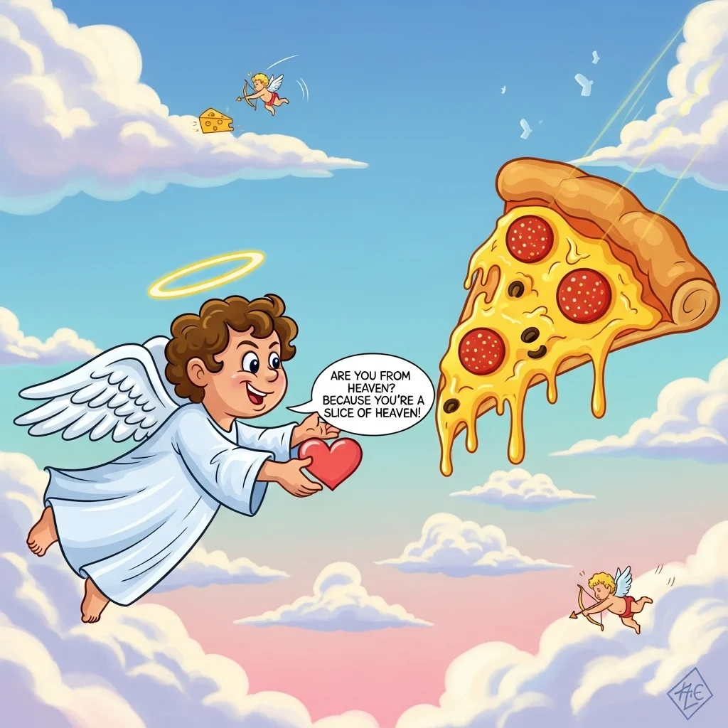 Cheesy Angel Pick Up Lines