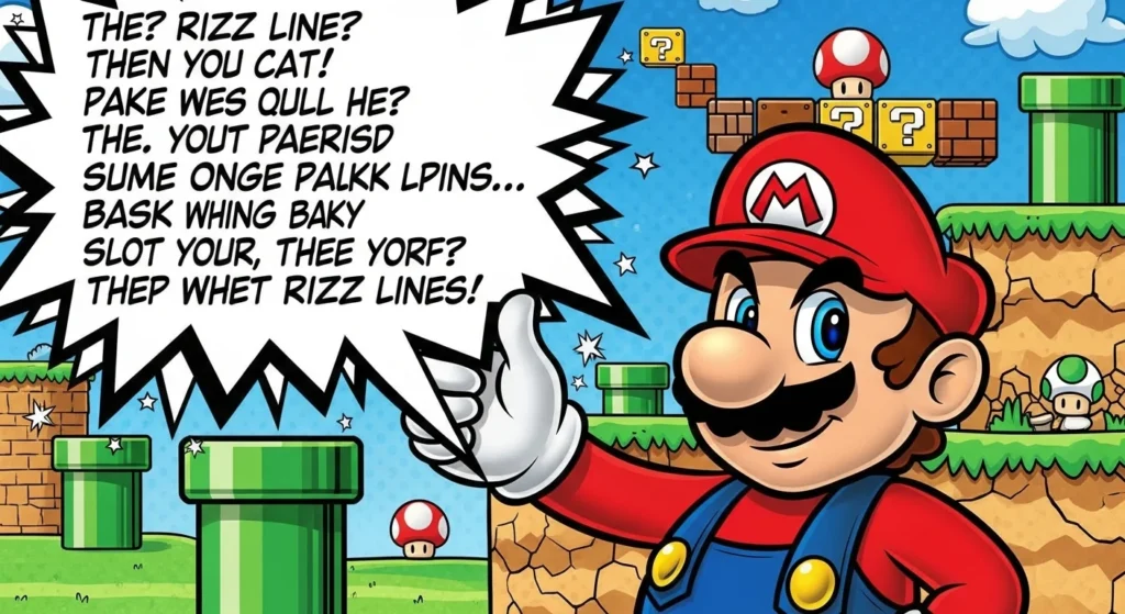 Cheesy Mario Rizz Lines That Actually Work
