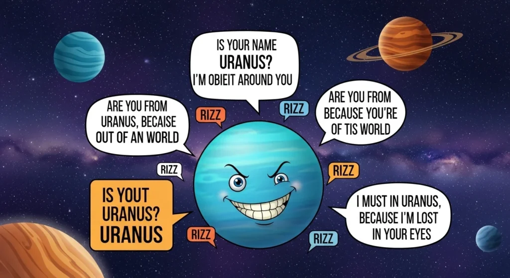 Cheesy Uranus Rizz Lines