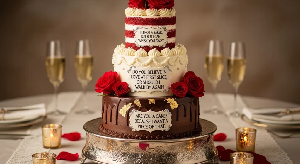 Classy & Elegant Cake Rizz Lines