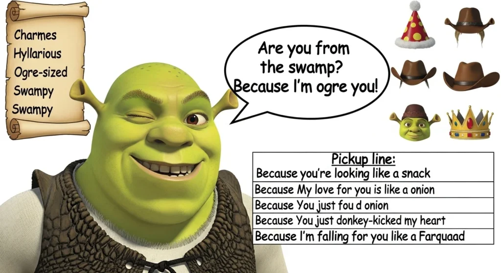 🧩 Customizable Shrek Rizz Lines