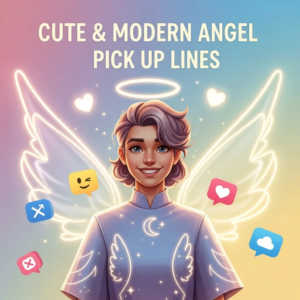 Cute & Modern Angel Pick Up Lines