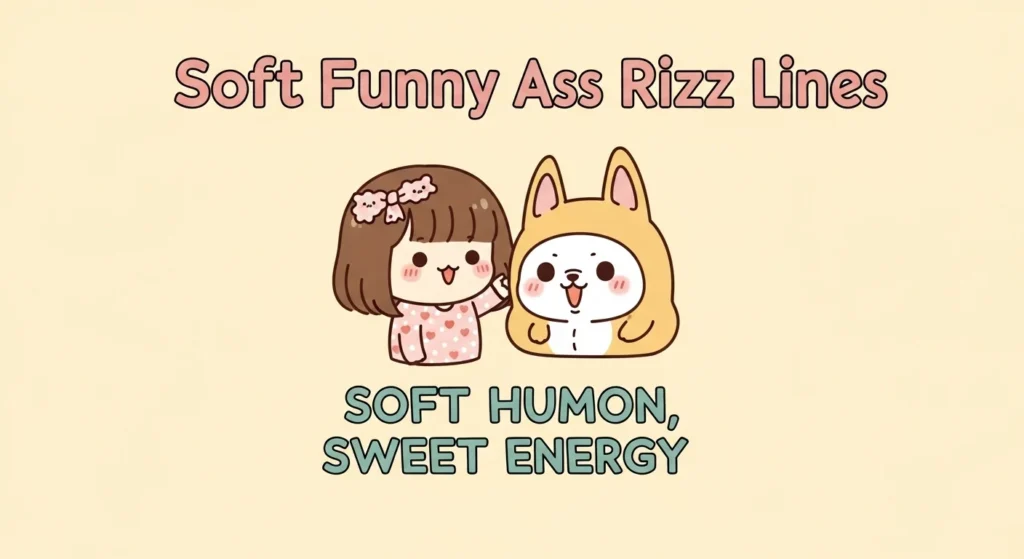 Cute Funny Ass Rizz Lines (Soft Humor, Sweet Energy)