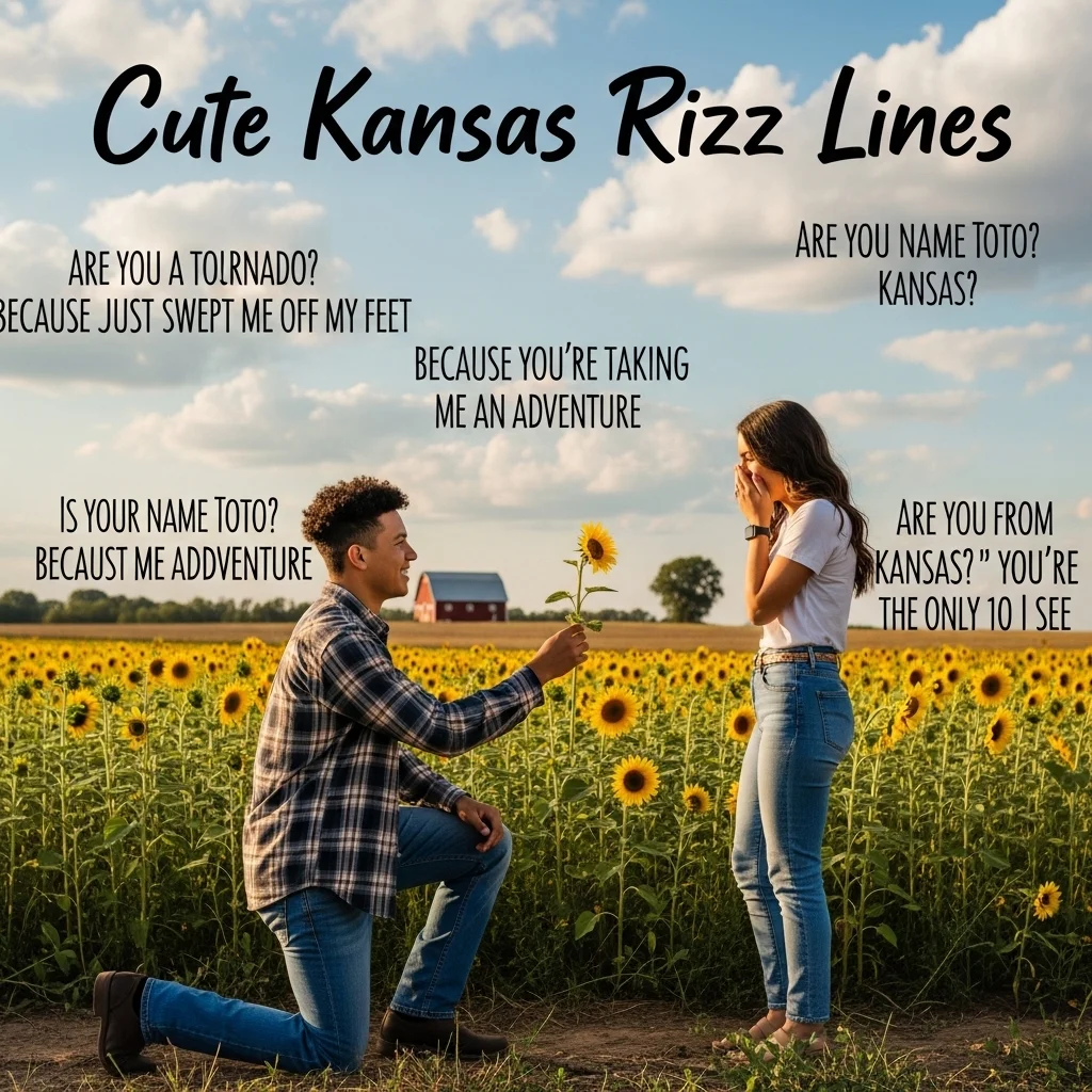 Cute Kansas Rizz Lines