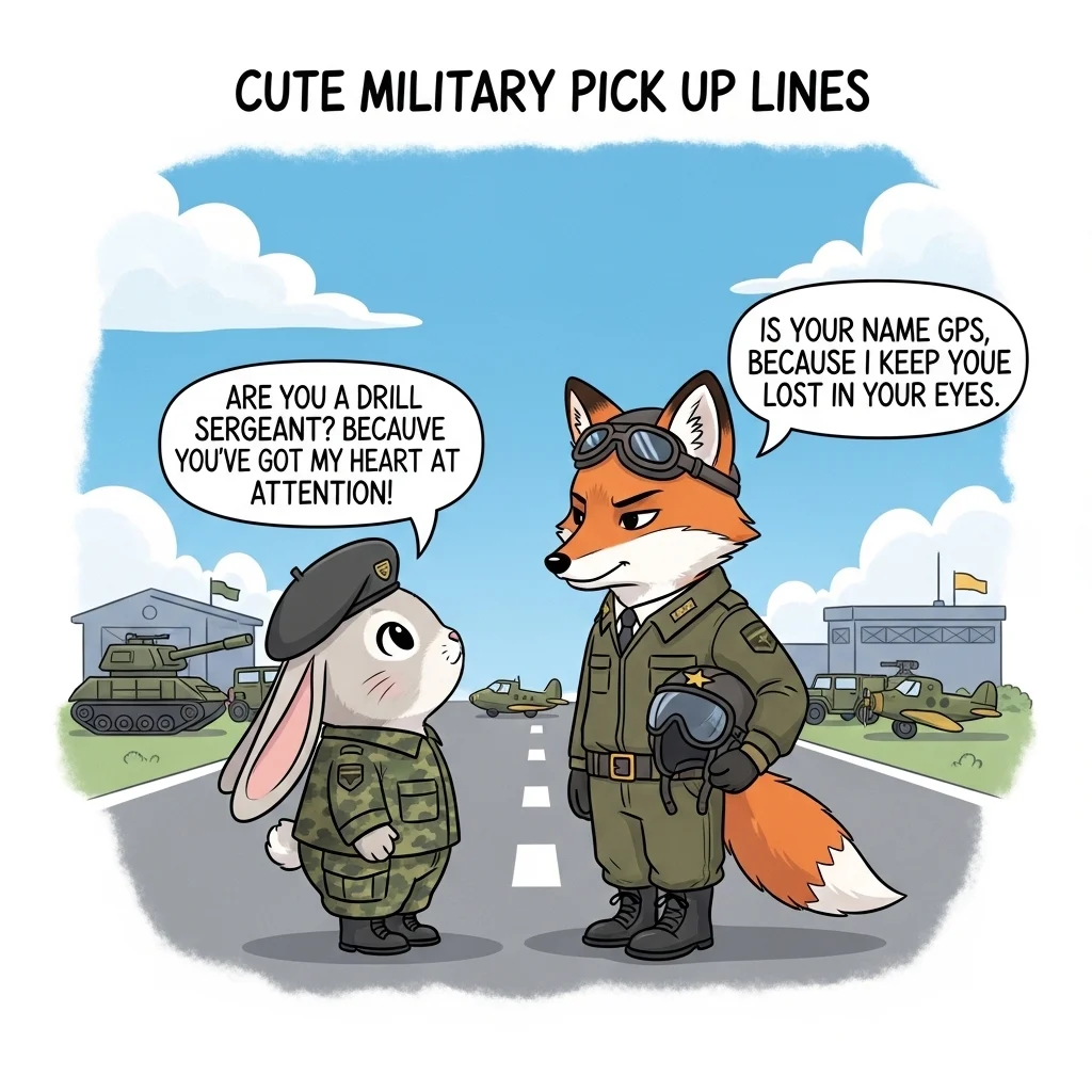 Cute Military Pick Up Lines