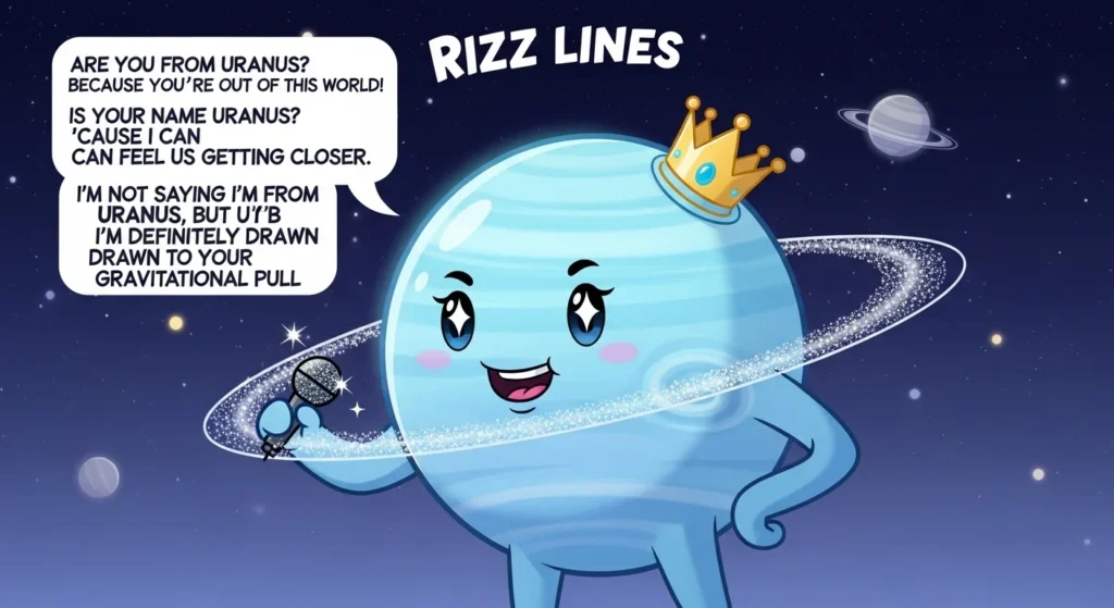 Cute Uranus Rizz Lines