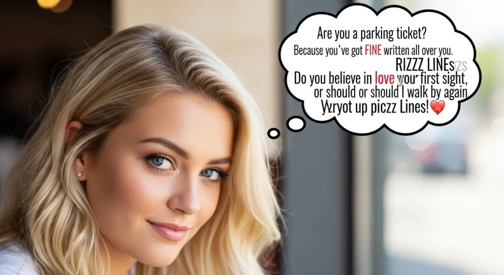 Flirty Blonde Rizz Lines