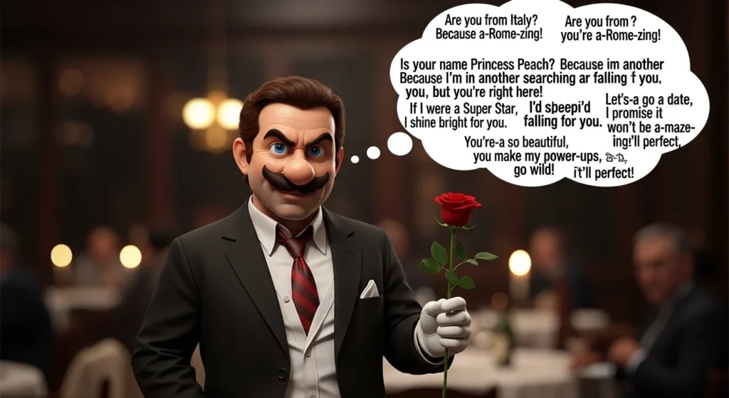 Flirty Mario Rizz Lines