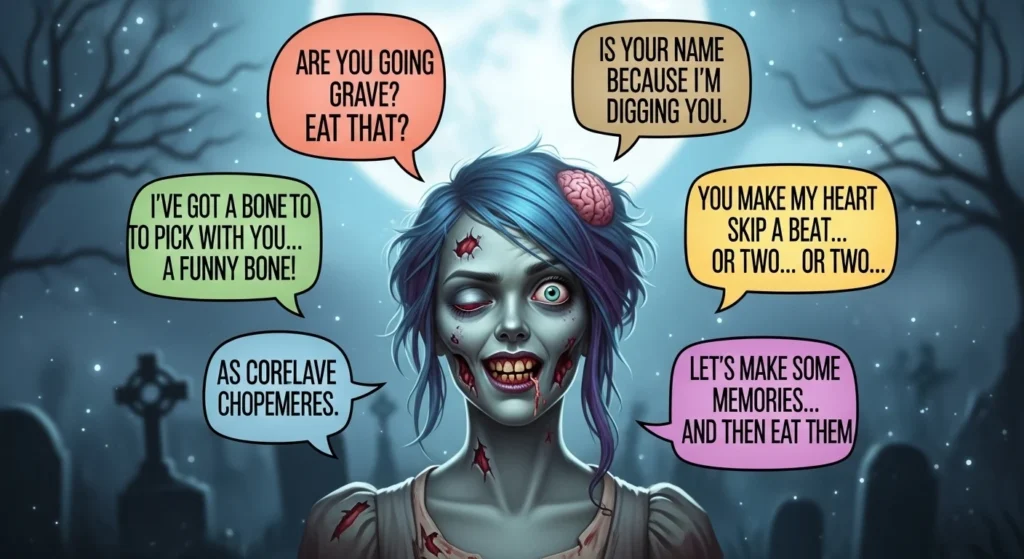 Flirty Zombie Rizz Lines
