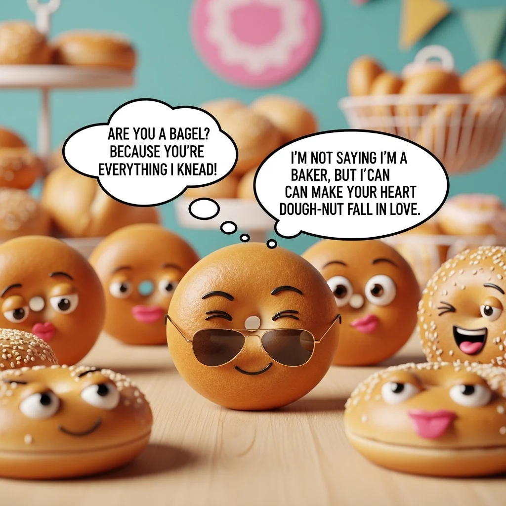 Funny Bagel Rizz Lines