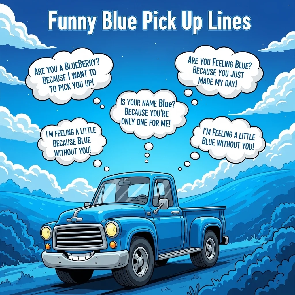 Funny Blue Pick Up Lines