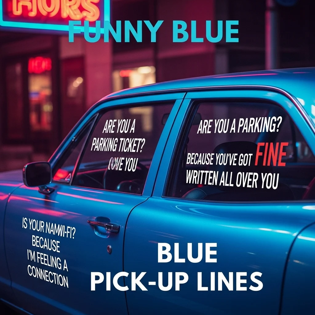 Funny Blue Pick Up Lines