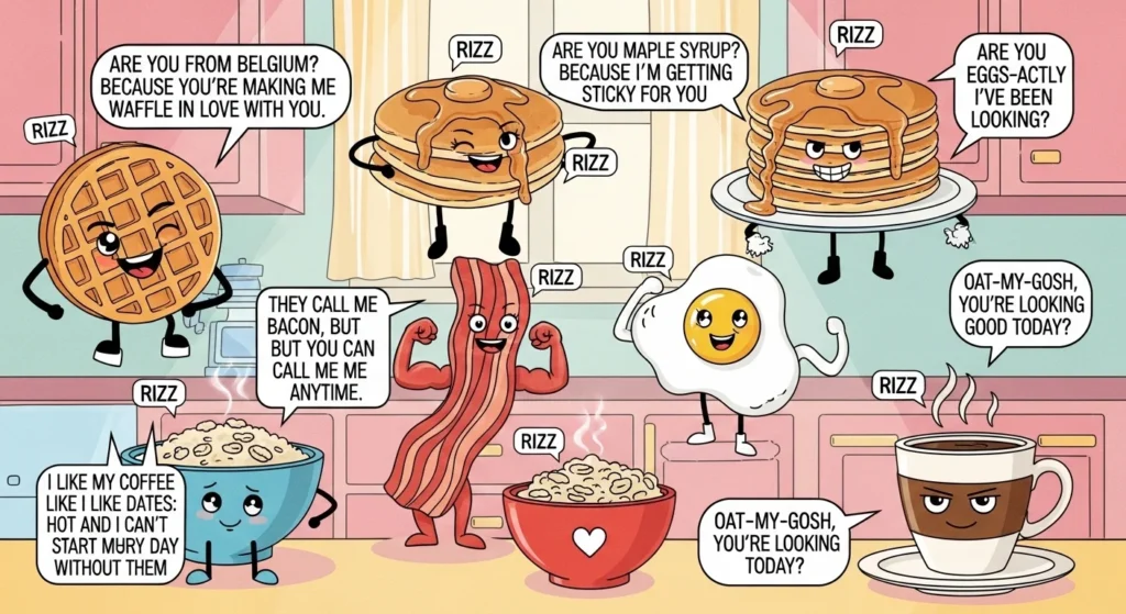 Funny Breakfast Rizz Lines