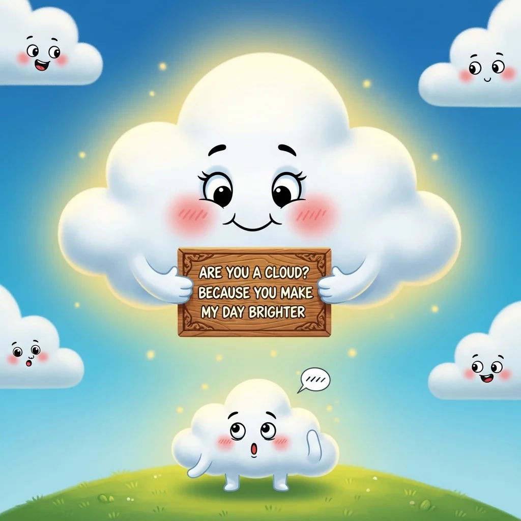 Funny Cloud Pick Up Lines