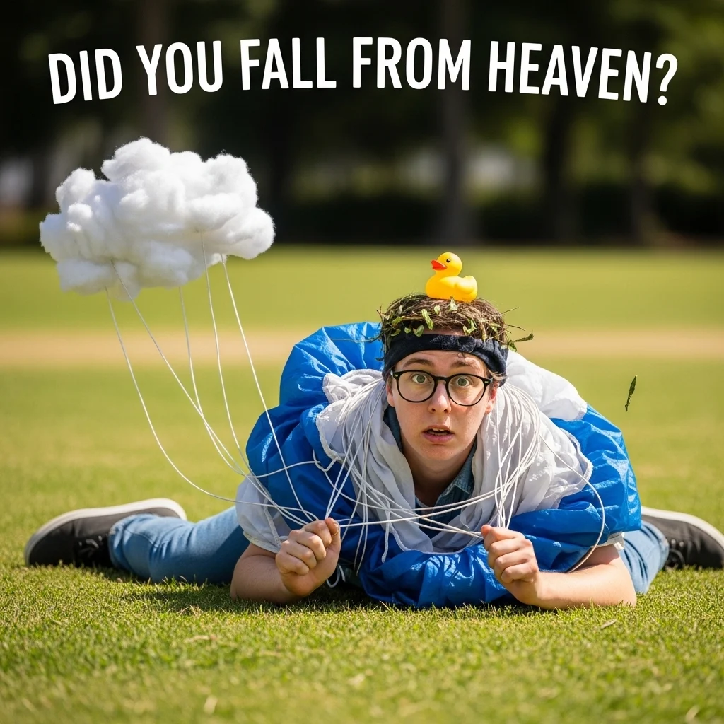 Funny “Did You Fall From Heaven” Rizz Lines