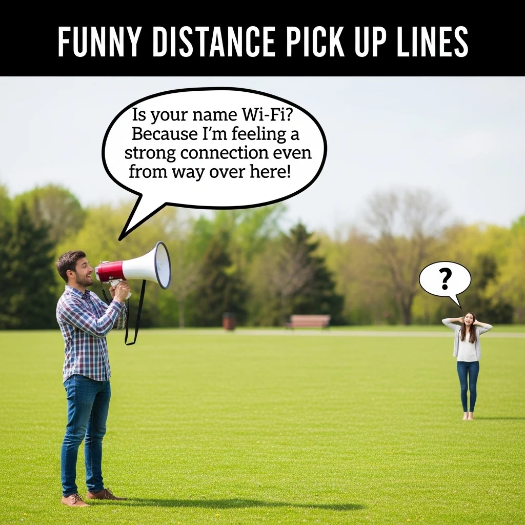Funny Distance Pick Up Lines