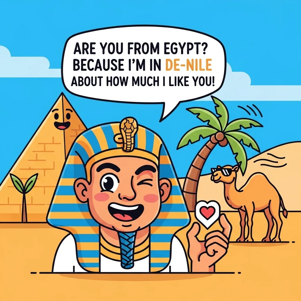 Funny Egyptian Pick Up Lines