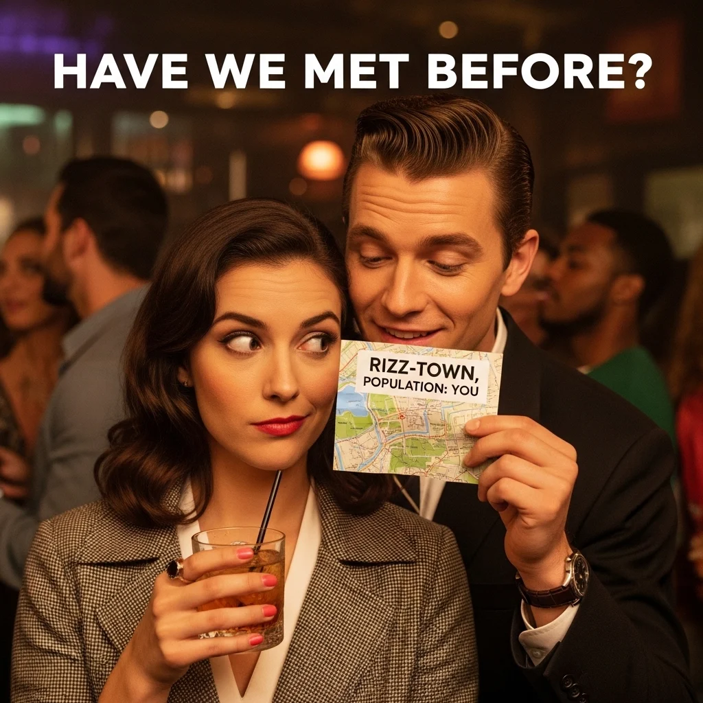 Funny have we met before rizz lines