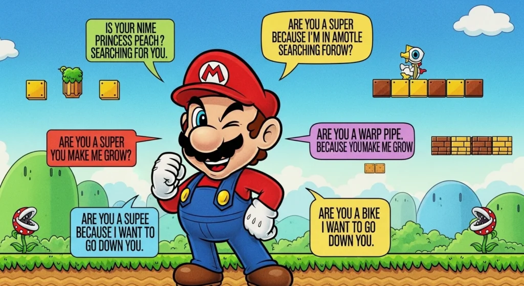 Funny Mario Rizz Lines
