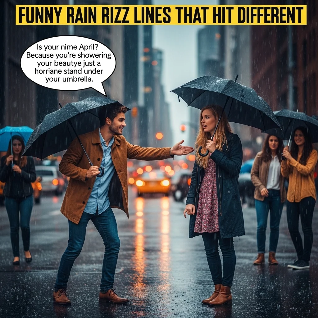 Funny Rain Rizz Lines That Hit Different