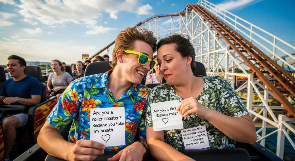 Funny Roller Coaster Rizz Lines