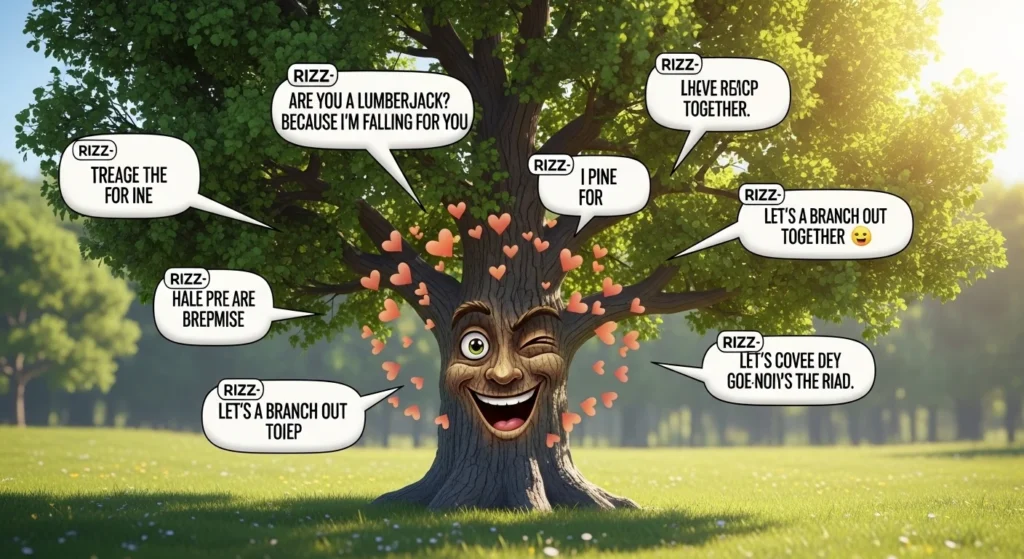 Funny Tree Rizz Lines